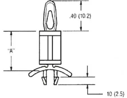 Produktfoto 1 von Essentra Abstandhalter Außengewinde Nylon 4.8 mm, Ø 4 mm