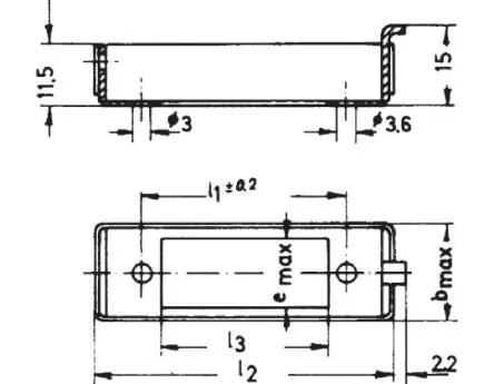 Produktfoto 1 von Telegärtner B0301 Stecker Leiterplattengehäuse, 1-polig / 1-reihig Gerade, Oberfläche