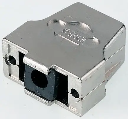 Produktfoto 1 von FCT from Molex FMH D-Sub-Gehäuse Gerade, 25-polig, D: D-Sub-Gehäuse Zugentlastung, Silber, Größe B, aus Zinkdruckguss