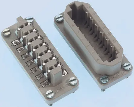 Produktfoto 1 von EPIC STA Industrie-Steckverbinder Kontakteinsatz Stecker, 6-polig 10A, Kabel, Steckverbindereinsatz