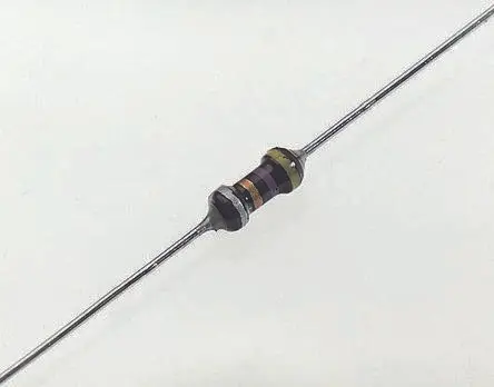 Produktfoto 1 von TDK LBC Induktivität bedrahtet, Ferrit-Kern, 4.7 mH 60, 90 mA, Axial / R-DC 20 Ω, max. 500 kHz, Ø 5.2 mm, Ø 0.8 mm x 5.2