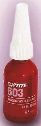 Produktfoto 1 von Loctite Loctite 603 Fügeklebstoff, Hoch Flüssig Grün Urethanmethacrylat, Flasche 10 ml, 150 °C, -55 °C
