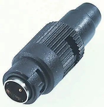 Produktfoto 1 von binder 710 12 mm Subminiature Rundsteckverbinder Stecker 2-polig Stecker 4A Kabel IP40