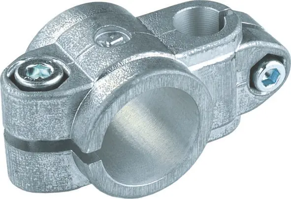 Produktfoto 1 von Rose+Krieger Verbindungskomponente, Kreuz-Klemmverbinder, Rundrohr, M10 30.1 mm, L. 35 mm passend für 50 mm