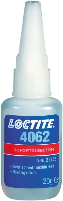 Produktfoto 1 von Loctite Loctite 4062 Sekundenkleber Cyanacrylat Flüssig Klar, Flasche 20 g