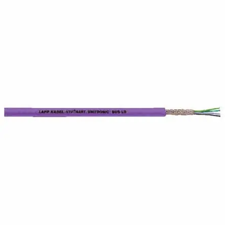 Produktfoto 1 von Lapp UNITRONIC BUS LD Datenkabel, 2-adrig x 0.22 mm² 24 AWG Geschirmt Violett, 100 m, Polyethylen