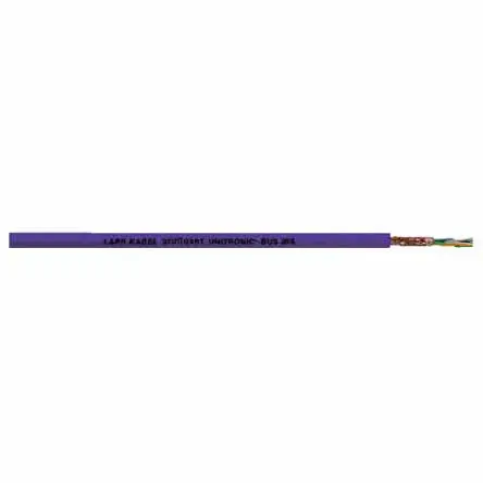 Produktfoto 1 von Lapp UNITRONIC BUS IBS Datenkabel, 2-adrig x 0.22 to 1 mm² 17 AWG Geschirmt Violett, 50 m, Polyethylen