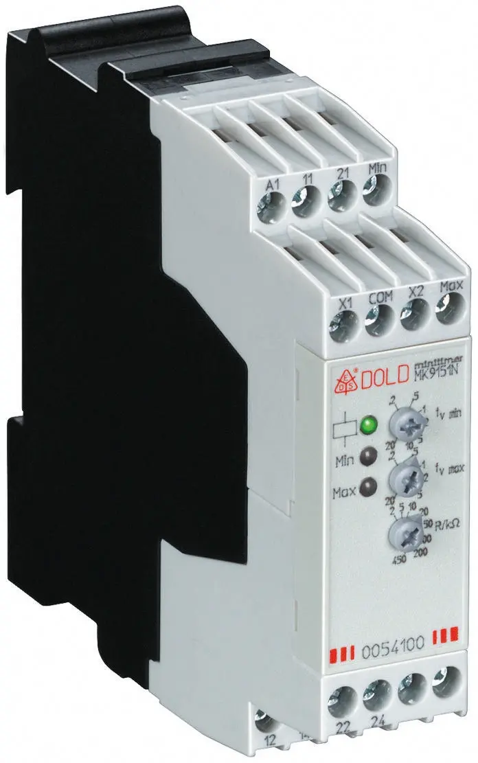 Dold MK 9151N Niveaurelais 1 x Eingänge DIN-Hutschiene, U Sonde = 10 V ac 20 s 230 V ac Spannung Relais