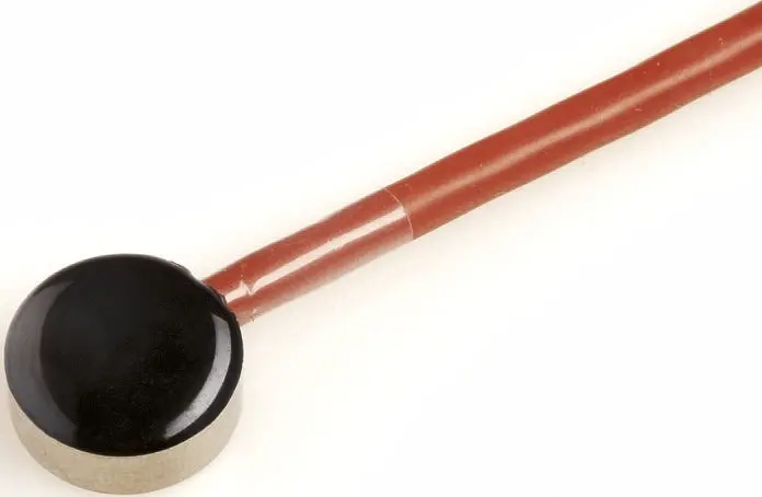 Produktfoto 1 von Electrotherm PT100 Haftsensor Widerstandsthermometer Ø 12mm x 4mm, -40°C → +90°C, 2.5m Leitung