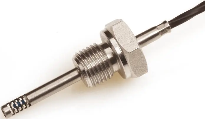 Produktfoto 1 von Electrotherm PT100 G1/4 Widerstandsthermometer Ø 4.5mm x 100mm, -50°C → +200°C, 2.5m Leitung