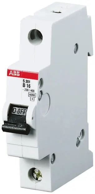 Produktfoto 1 von ABB System Pro M Compact Miniaturüberlastschalter Typ B, Pol 2-polig 13 A 440 V ac, Abschaltvermögen 6 kA System Pro M