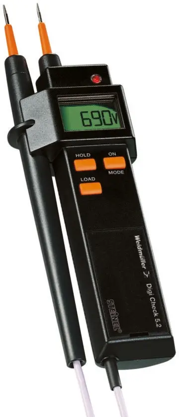 Produktfoto 1 von Weidmuller 9918870000 LCD Spannungsprüfer mit Durchgangsprüfung