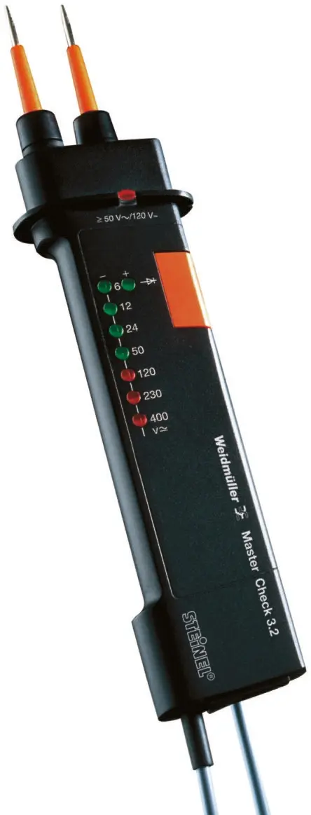 Produktfoto 1 von Weidmuller 9918880000 LED Spannungsprüfer mit Durchgangsprüfung