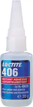 Produktfoto 1 von Loctite Loctite 406 Sekundenkleber Cyanacrylat Flüssig Klar, Flasche 100 g