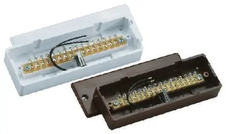 Produktfoto 1 von ABUS Security-Center Verteilerblock Verteilerblock für Kabelgebundene und Hybrid-Alarmsysteme Terxon