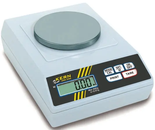 Produktfoto 1 von Kern 440-47N Elektronische Waage mit Zählfunktion 2kg / Auflösung 0,1 g, ISO-kalibriert