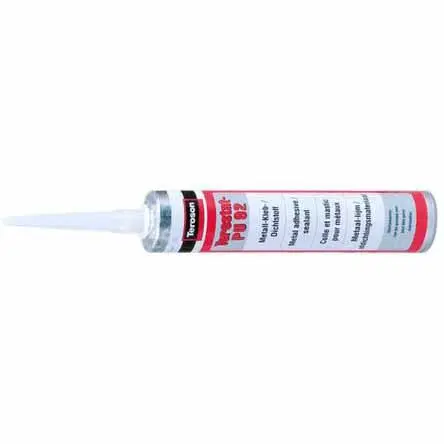 Produktfoto 1 von Teroson Terostat PU 92 Kontaktklebstoff Paste Grau, Kartusche 310 ml, für Metall, Kunststoff