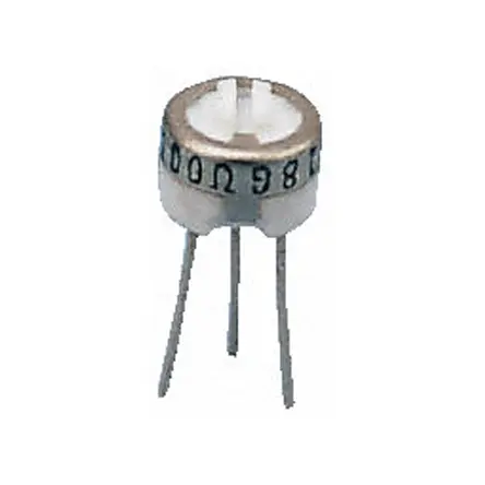 Bourns 3329 1-Gang Durchsteckmontage Trimm-Potentiometer, Einstellung von oben, 220 Ω, 10 %, 0.5 W, Lötstift, L. 9.53 mm