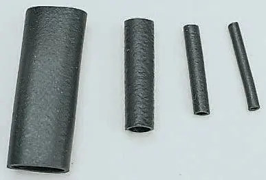 SES Sterling Helavia Kabelschlauch Schwarz Chloroprene für Kabel-Ø 14mm bis 23mm, Länge 50mm Dehnbar