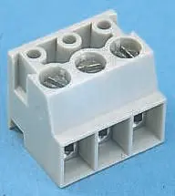 Wieland 8142 Printklemme Gerade, Kabel, 2-polig / 1-reihig, Raster 5 mm Schraubbefestigung
