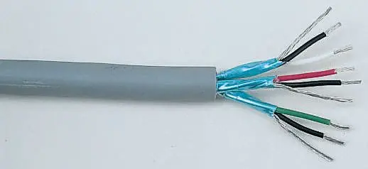 Produktfoto 1 von Alpha Wire XTRA-GUARD FLEX Datenkabel, 3-paarig 100 m Ø 7.57 mm Polyvinylchlorid isoliert Grau