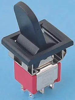 Produktfoto 1 von C & K Panel Kippschalter 2-poliger Wechsler, Ein-Ein, 28 V dc, 250 V ac, 5A, Lot