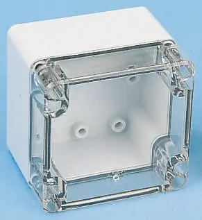 Produktfoto 1 von Fibox; Gehäuse; Polycarbonat; Hellgrau IP66, IP40 Breite 160 mm Höhe 80 mm Länge 55 mm