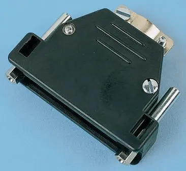 Produktfoto 1 von MH Connectors MHED D-Sub-Gehäuse Gerade, 25-polig, D: D-Sub-Gehäuse Zugentlastung, Schwarz, Größe B, aus ABS