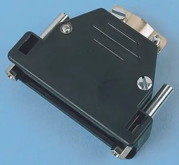 Produktfoto 1 von MH Connectors MHED D-Sub-Gehäuse Gerade, 25-polig, D: D-Sub-Gehäuse Zugentlastung, Schwarz, Größe B, aus ABS
