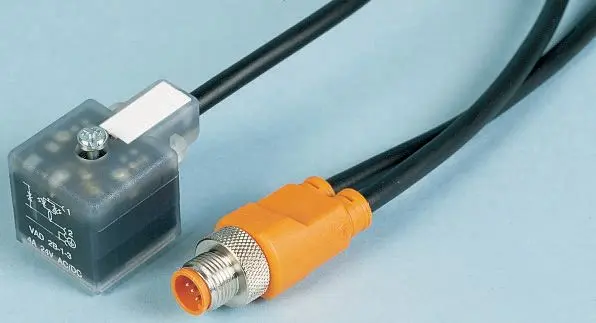 Produktfoto 1 von Lumberg ASB, 4-polig Sensor-Betätigungselementkabel, DIN 43650 Form A, Rechtwinklig Stecker 5 / Gerade Buchse