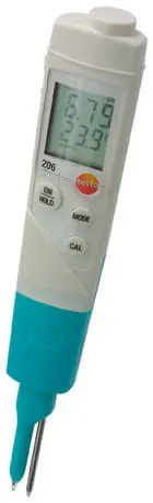 Produktfoto 1 von Testo 206-pH1 Starter Set Batterie pH Messgerät, ±0.02 pH max., 0.01 pH, 14 pH max., 60 °C max