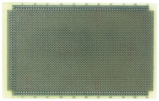 Produktfoto 1 von CIF Lochrasterplatine 2, PCB-Bohrung 1 mm Doppelseitig 1.6 mm 160 mm Epoxidharz FR4 100 mm