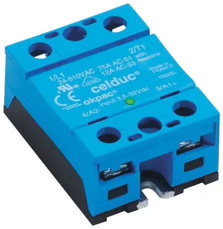 Produktfoto 1 von Celduc SO8 DIN-Hutschiene Halbleiterausgang, SPST 510 V eff. 32V / 150 A