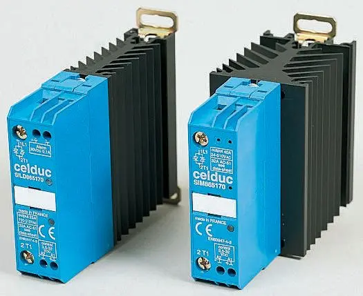 Produktfoto 1 von Celduc celpac Ready to use SILD DIN-Schienen Halbleiterrelais mit Nulldurchgang 510 V eff / 32 A