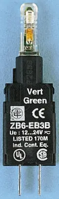 Produktfoto 1 von Schneider Electric Harmony Lichtblock Anzeigenblock LED Blau beleuchtet FASTON