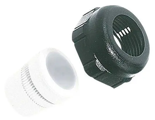 Produktfoto 1 von HARTING Han-Compact Kabelverschraubung für Stromversorgungssteckverbinder in robuster Ausführung, Buchse, M25 x 1.5,