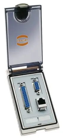 Produktfoto 1 von HARTING HAN Port Einfacher Kunststoffrahmen für Stromversorgungssteckverbinder in robuster Ausführung, Buchse, Oben, 10B