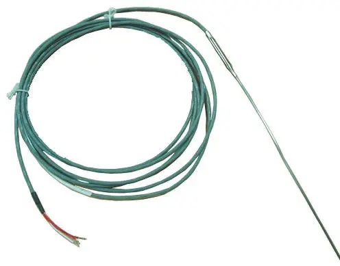 Produktfoto 1 von Correge Pt100 Widerstandsthermometer Edelstahl Ø 2.5 mm 3 x 500 mm Classe A, -200 °C → 500 °C, 3 m Leitung ATEX