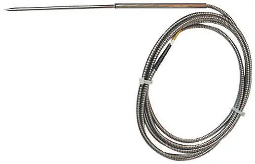 Produktfoto 1 von Jumo PT100 Sensorelement Widerstandsthermometer Ø 5mm x 150mm, -50°C → +260°C, 3m Leitung