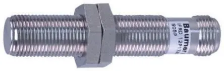 Produktfoto 1 von Baumer 12 mm Induktiver Näherungssensor, Gewinderohr PnP / 200mA 4 mm, IP67, IP68 30 V dc