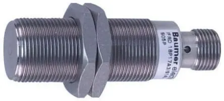 Produktfoto 1 von Baumer 18 mm Induktiver Näherungssensor, Gewinderohr PnP / 200mA 6 mm, IP67, IP68 30 V dc
