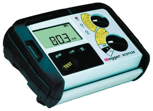 Produktfoto 1 von Megger 3-Draht RCD-Prüfgerät CAT III 300V ac 1000 mA DC