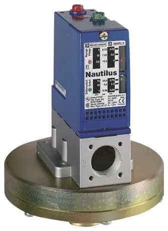 Produktfoto 1 von Telemecanique Sensors OsiSense XMLP Differenzial Drucksensor 0.05 bar, Relais 1 bar, für Luft, Hydraulikflüssigkeit