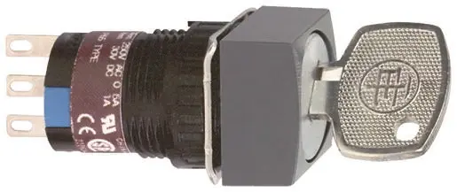 Produktfoto 1 von Schneider Electric Harmony XB6 Wahlschalter 2-Stufen Schwarzer Griff, Rastung IP65