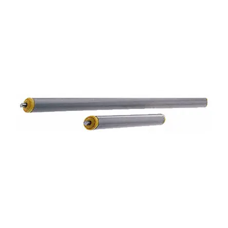Interroll Kunststoff, Rund Transportrolle Ø 20 mm x 450 mm, Federbelastet Spindel 6 mm, Stahl 467 mm