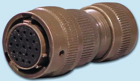 Produktfoto 1 von Glenair, IPT06 Kupferlegierung MIL-Spec Rundsteckverbinder Gerade, 19-polig, 600 V ac, 700 V dc, Kabel, Gehäuse 14