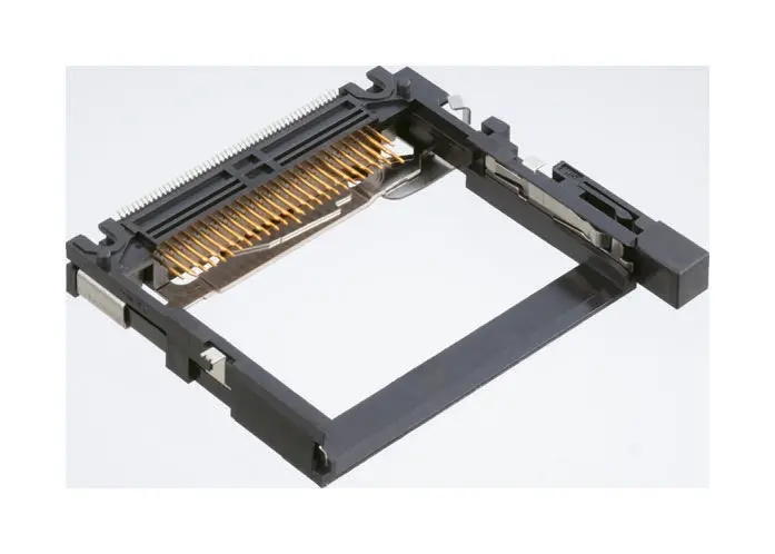 Produktfoto 1 von Hirose MI20/21 Compact Flash, gewinkelt Steckverbinder für Speicherkarten Stecker, 50-polig / 2-reihig Lot, Raster 1.27
