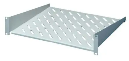 Produktfoto 1 von Rittal DK 2 U Auslegerboden, Stahl Grau 25kg Belüftet, 482.6mm x 400 mm
