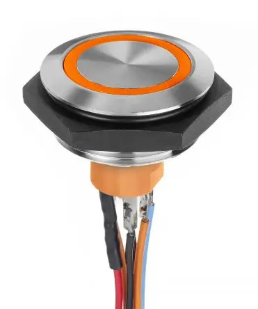 Produktfoto 1 von APEM AV Druckschalter Beleuchtet Panel, SPST, IP67