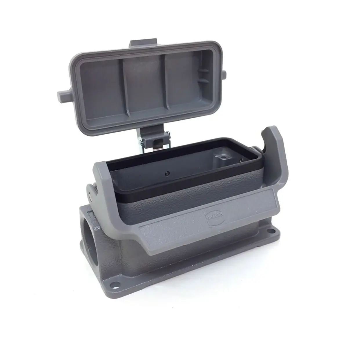 Produktfoto 1 von HARTING Han B Gehäuse für robusten Stromversorgungsstecker 1 Hebel 1, Oberfläche 16B Steckverbindergehäuse, IP65